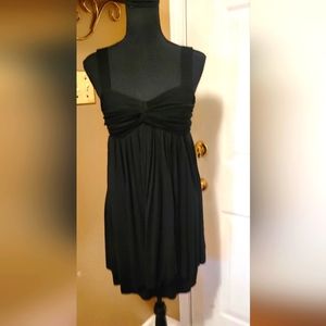 Frederick's of Hollywood Black Babydoll Mini Dress